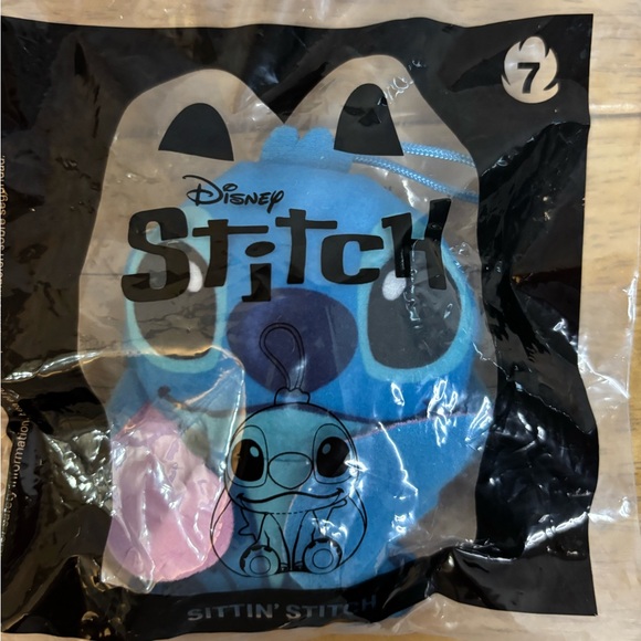 Disney McDonald's Stitch Disney Happy Meal Plush Toy 2022 New - Picture 2 of 5
